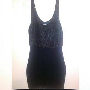 Express Bandage Sexy Black Dress Like NEW!